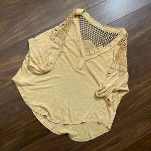 We the free crocheted light knit Small